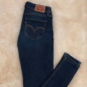 Levi's 535 Super Skinny Dark Wash Jeans